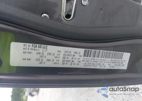 2018 Dodge Journey Crossroad z USA, uszkodzony, nr VIN 3C4PDCGGXJT215820